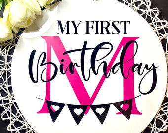 Weißes Türschild | Happy birthday Baby | Willkommensschild | Personalisierte Türdeko | Türdekoration | welcome baby  | babyshower schild