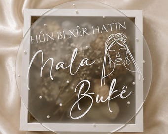 White door sign | Kiz isteme | Welcome sign | Personalized door decoration | Door decoration | Welcome baby | Gelin Evi | Mala buke