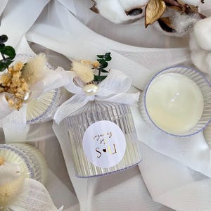 Personalized guest gifts, wedding souvenirs for guests, baptism souvenirs, personalized baptism gifts, personalized candles, Söz