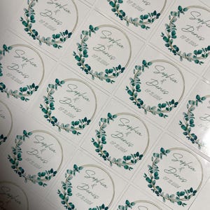Personalized stickers, wedding stickers, personalized labels wedding invitation, stickers baptism, stickers for guest gifts