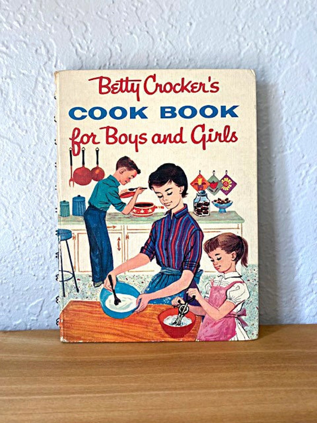 Vintage Kid's Cookbook Betty Crocker Cook Book for Boys - Etsy