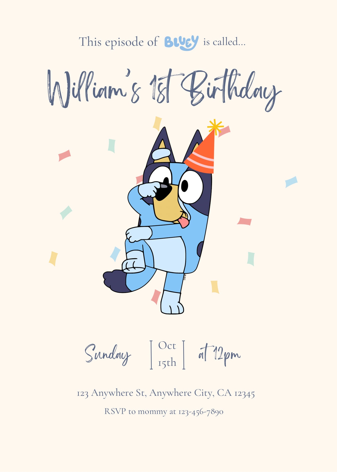 Editable Invite + Thank You