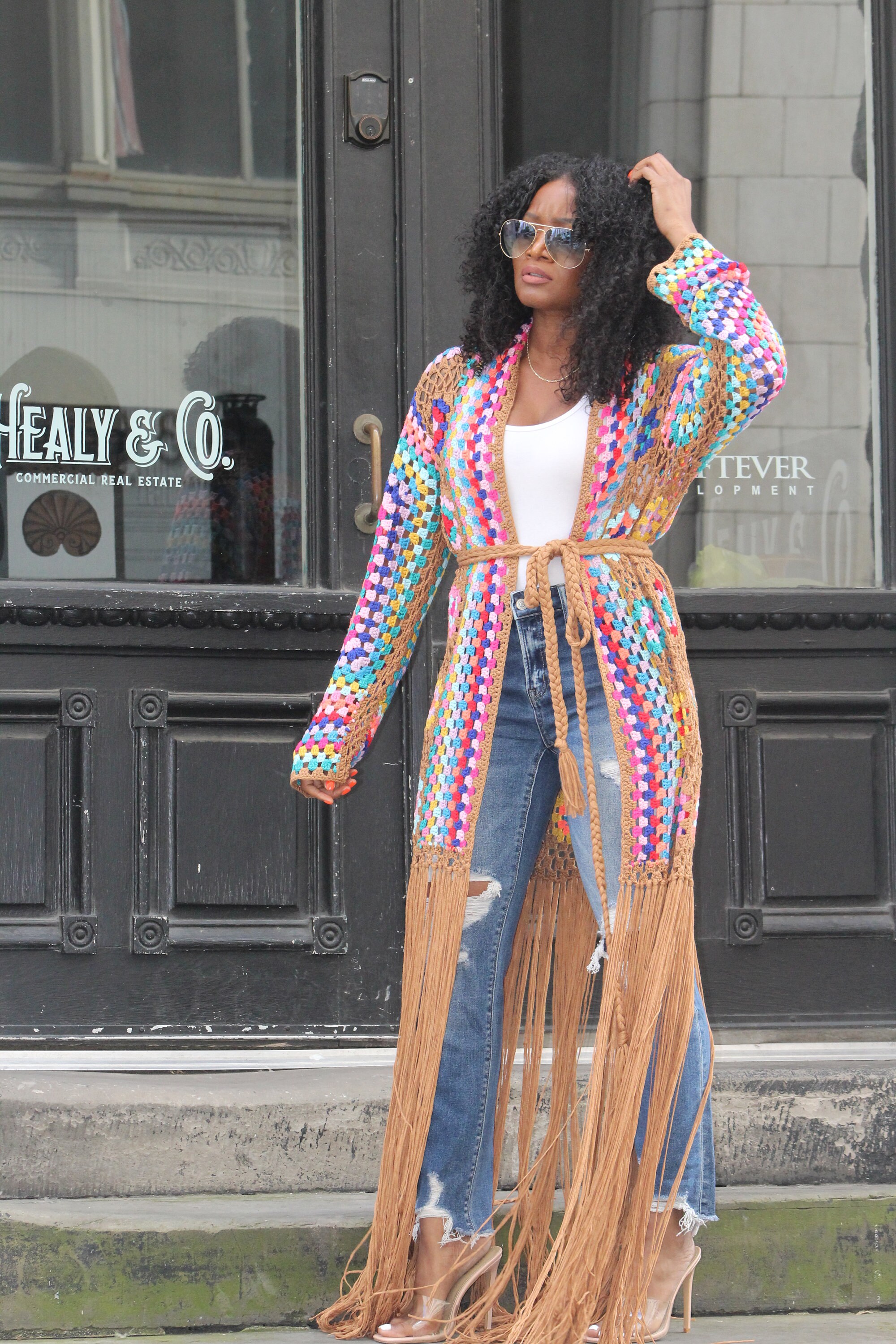 Long Black Cardigan - Etsy