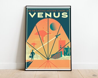 Venus Fantasy Travel Poster