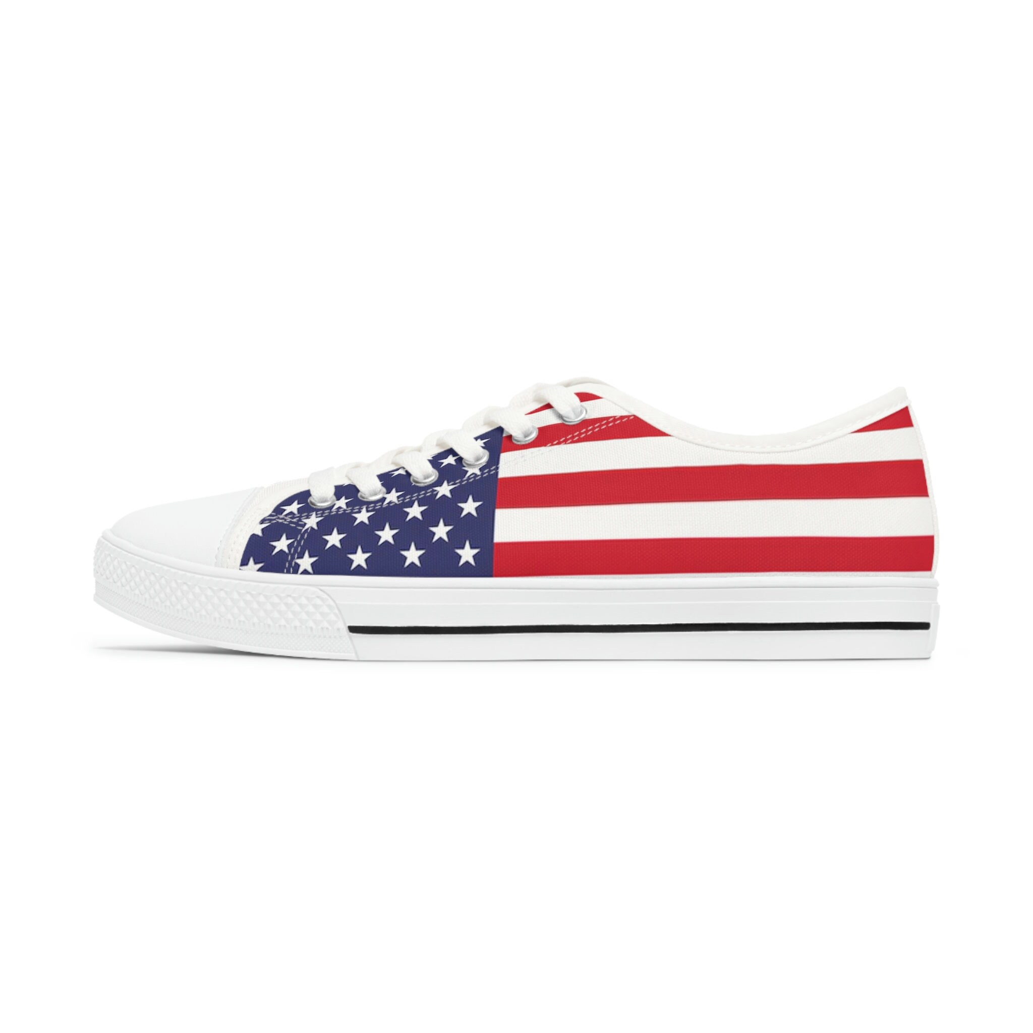 USA, USA Sneakers, Stars and Stripes Sneakers, Red White and