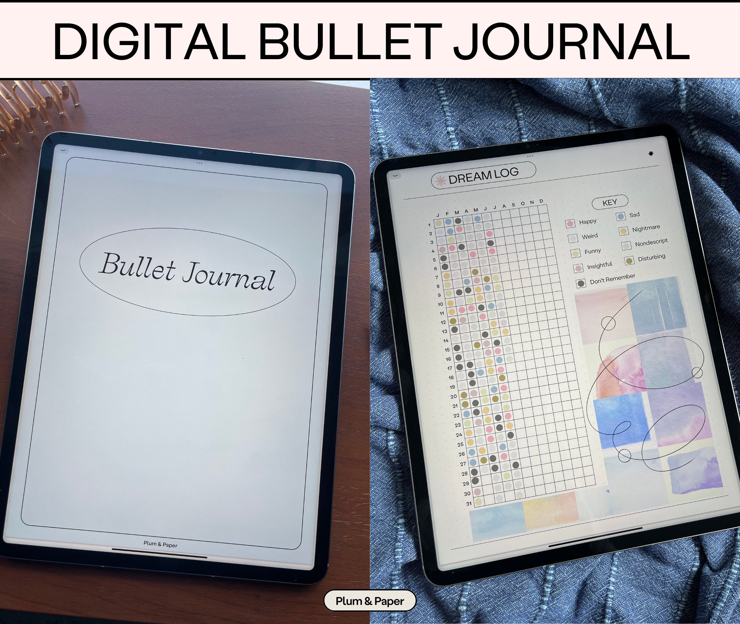 Bullet Journal Floral Index Page, Bujo Index Printable, Bujo Journal Index,  A4 Bullet Journal Printable Index, Minimalist Floral Bujo Spread -   Israel