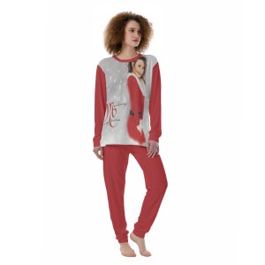 OG Mariah Carey Christmas All-Over Print Women&#39;s Pajamas | 190GSM Cotton