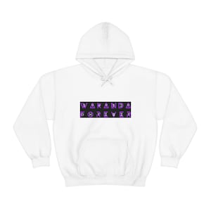 Wakanda Forever Black Panther Unisex Heavy Blend Hooded Sweatshirt