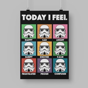 Funny Star Wars Wall Art | Stormtrooper Print | Funny Storm Trooper | Instant Download | Star Wars Poster | Star Wars Print for Classroom