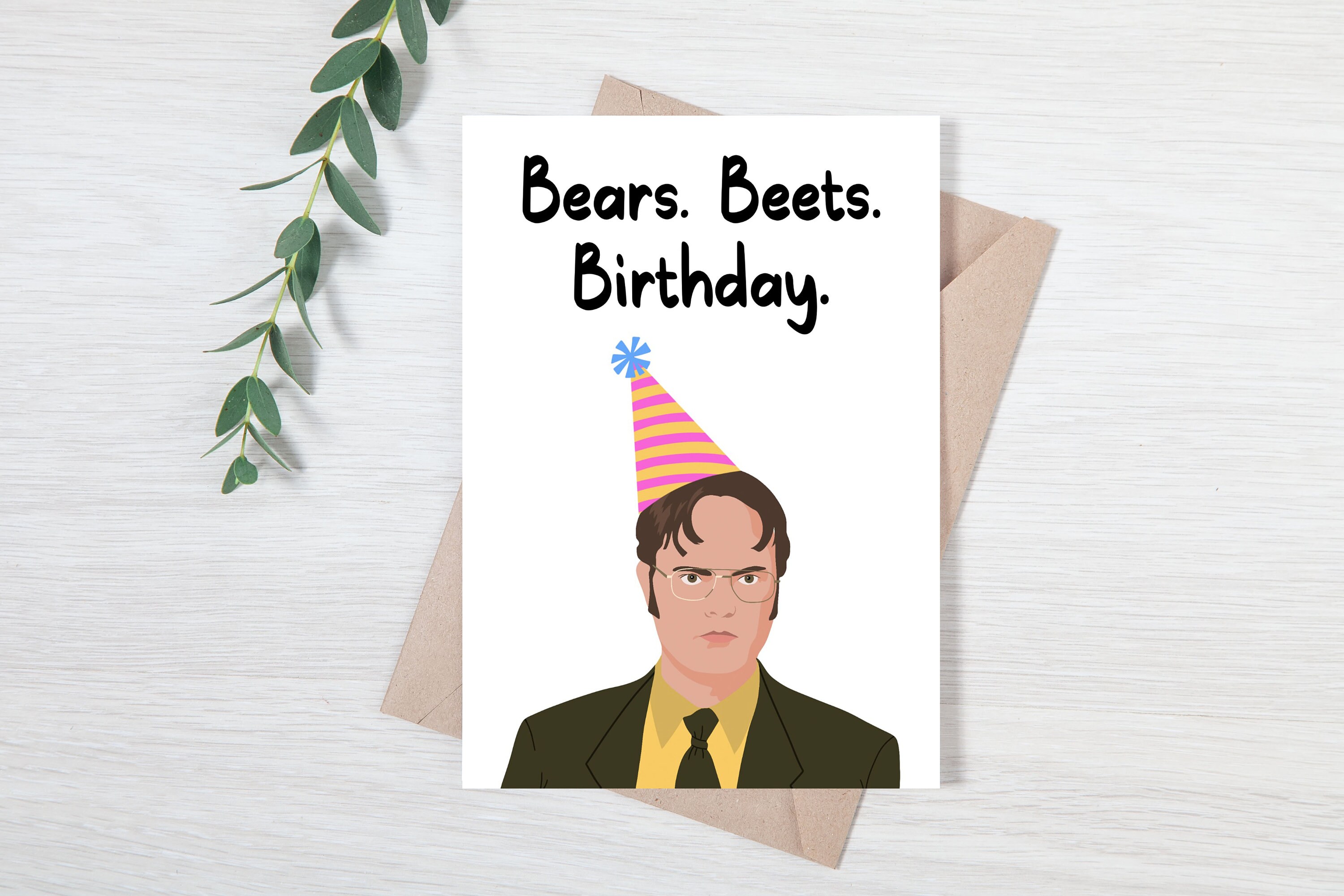 Funny the Office Birthday Card Printable Office Card Dwight Schrute ...