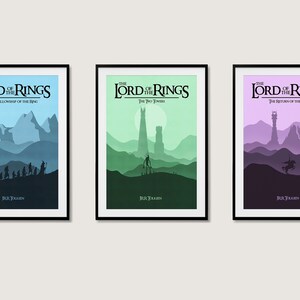 Lord of the Rings Poster Set JRR - Il 300x300.4394374918 Lgqr 