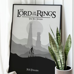 Lord of the Rings Poster Set Tolkien Print Middle Earth - Etsy