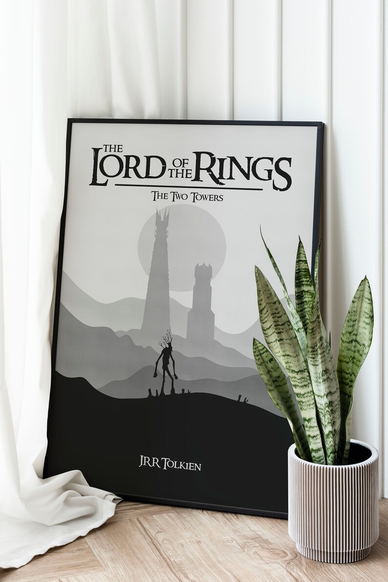Lord of the Rings Poster Set Tolkien Print Middle Earth - Etsy