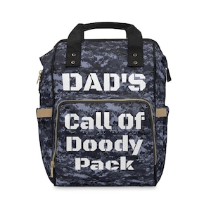 Dad&#39;s Call Of Doody Pack: Multifunctional Diaper Backpack