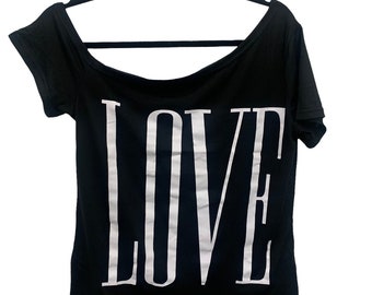 Frau LOVE T-Shirt mit verschiedenen Ärmeln M