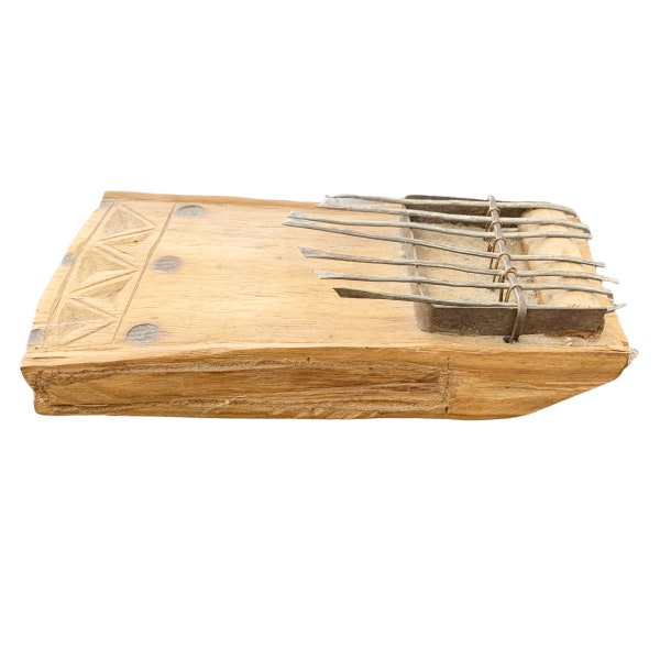 Authentic Handmade African Thumb Piano, KALIMBA Wood Instrument