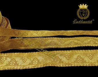French Metallic liturgical Galloon Trim.