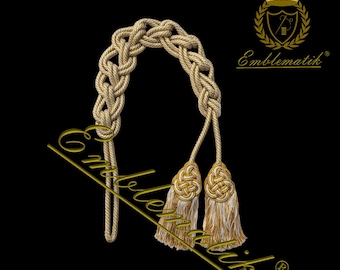 Liturgical Cincture White/Gold
