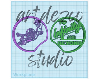 Toy Story Buzz Lightyear Mouse Ears STL File | STL File | 3D Printing File | Mouse Ear Headband | Park Ears STL File
