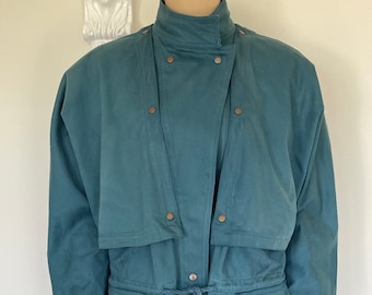 Teal Convertible Jacket Pant Suit