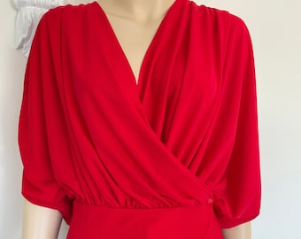 1980&#39;s  Draped Top