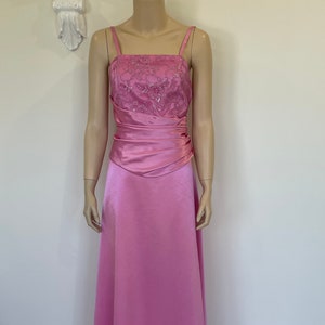 Satin and Lace Formal Gown
