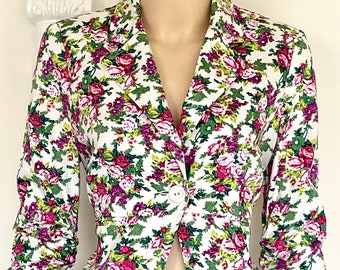 Floral Cropped Jacket