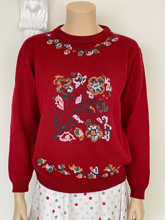 Cross Stitch Patterned Jumper - image 10