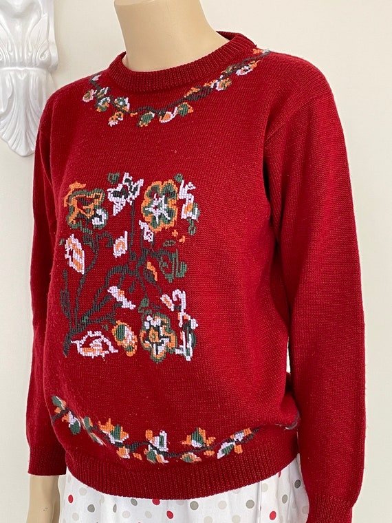 Cross Stitch Patterned Jumper - image 5