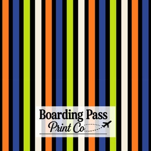 Halloween Boy Stripes Seamless Pattern For Fabric Printing | Orange Green Black Blue Repeating File | Coordinating Digtal Design JPEG PNG