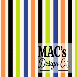 Halloween Boy Stripes Seamless Pattern For Fabric Printing | Orange Green Black Blue Repeating File | Coordinating Digtal Design JPEG PNG