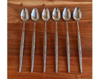 CI Stainless Steel Japan CIF11 Floral Pattern 6 1/8 Inch Set of 7