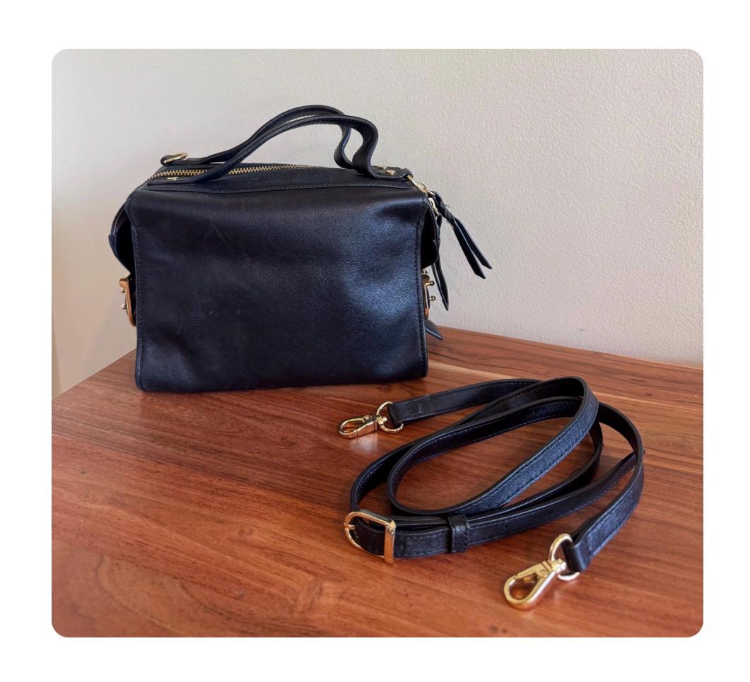 Leather shoulder bag Kooba 2点セット レースアップ Leather shoulder