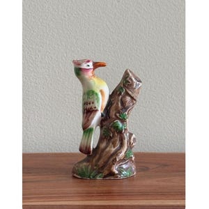 Vintage Ceramic Bird Figurine English Cottage Antique Home Decor