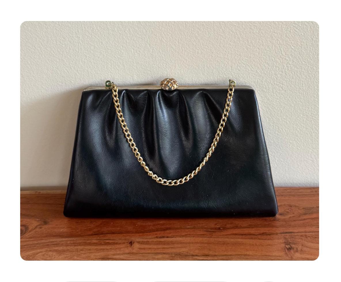 Women Small Faux Leather Shoulder Bag with Gold Chain Evening Clutch Purse JOLLQUE Shoulder Bag for Women,Small Leather Dumpling Bags  main image 3