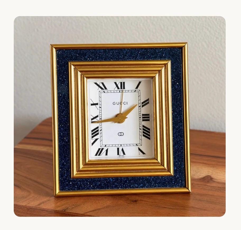 Gucci Vintage Clock - Etsy