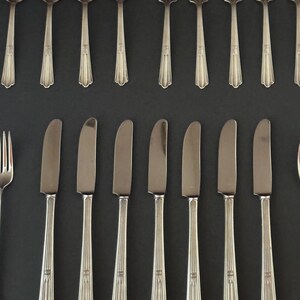 International Silver Insico Constellation Pattern Stainless Steel Flatware – CHOICE Pieces, Made In USA