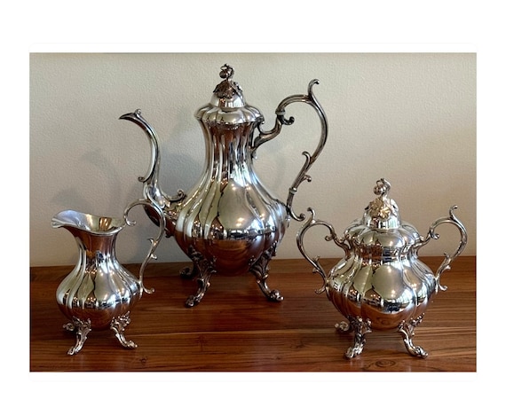 【Reed & Barton】 コーヒーポット Winthrop Vintage Reed and Barton Winthrop Tea Set Silver Plate 3
