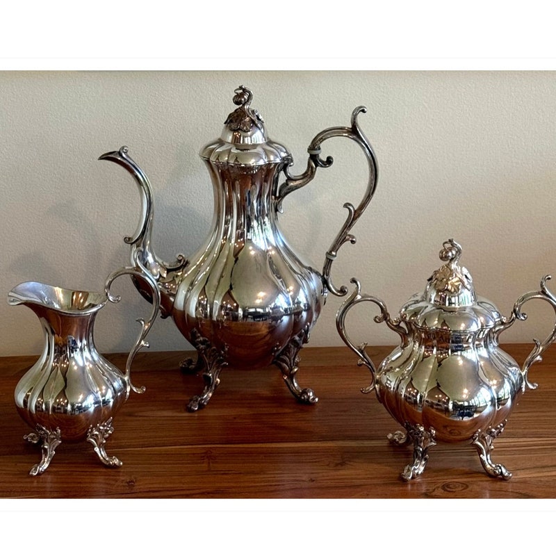 Silver Tea Set Etsy
