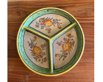 Moriyama Mori-machi Hand Painted in Japan Antique Divided Serving
