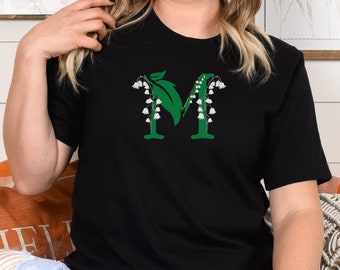 May Lily Of The Valley Birth Flower, Birth Flower, Lily Of The Valley Shirt, May Shirt, Personal Gift, Gift For Her, Mothers Day Gift,