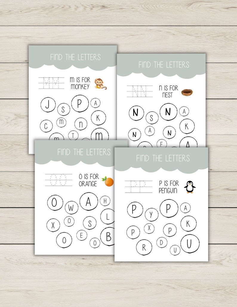 Printable, ABC, Preschool, Toddler, Homeschool, Pre K, Kindergarten, at ...