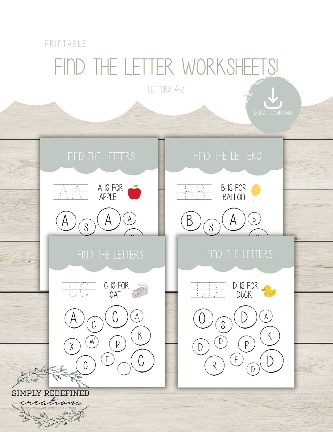 Printable, ABC, Preschool, Toddler, Homeschool, Pre K, Kindergarten, at ...