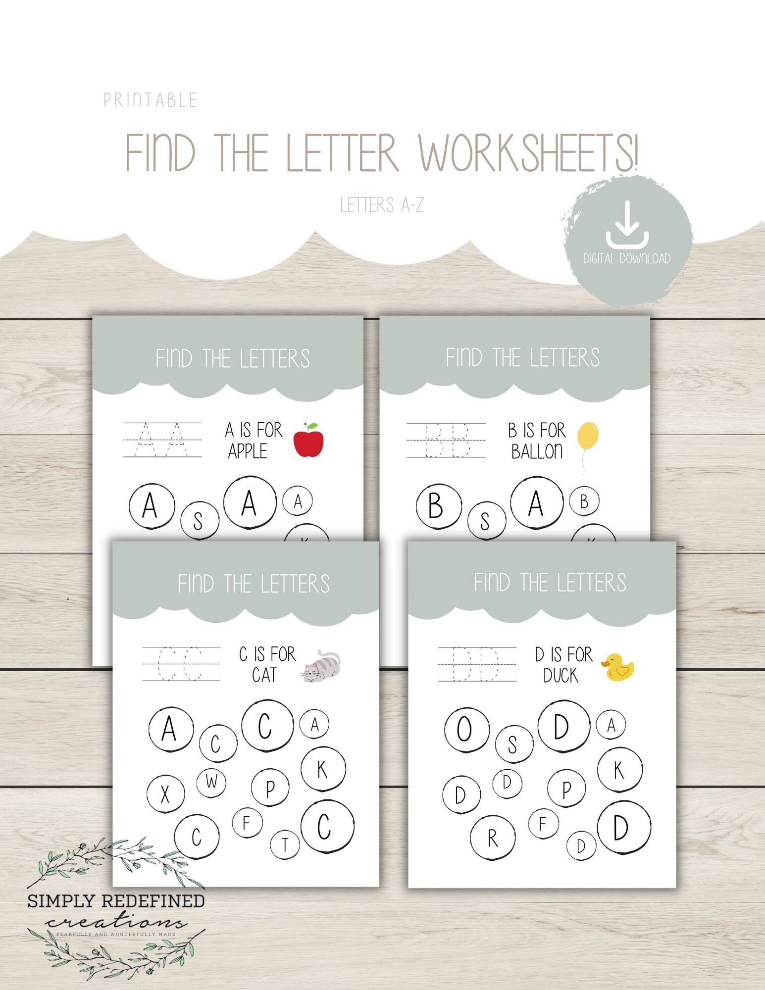 Printable, ABC, Preschool, Toddler, Homeschool, Pre K, Kindergarten, at ...