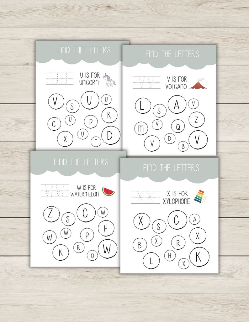 Printable, ABC, Preschool, Toddler, Homeschool, Pre K, Kindergarten, at ...
