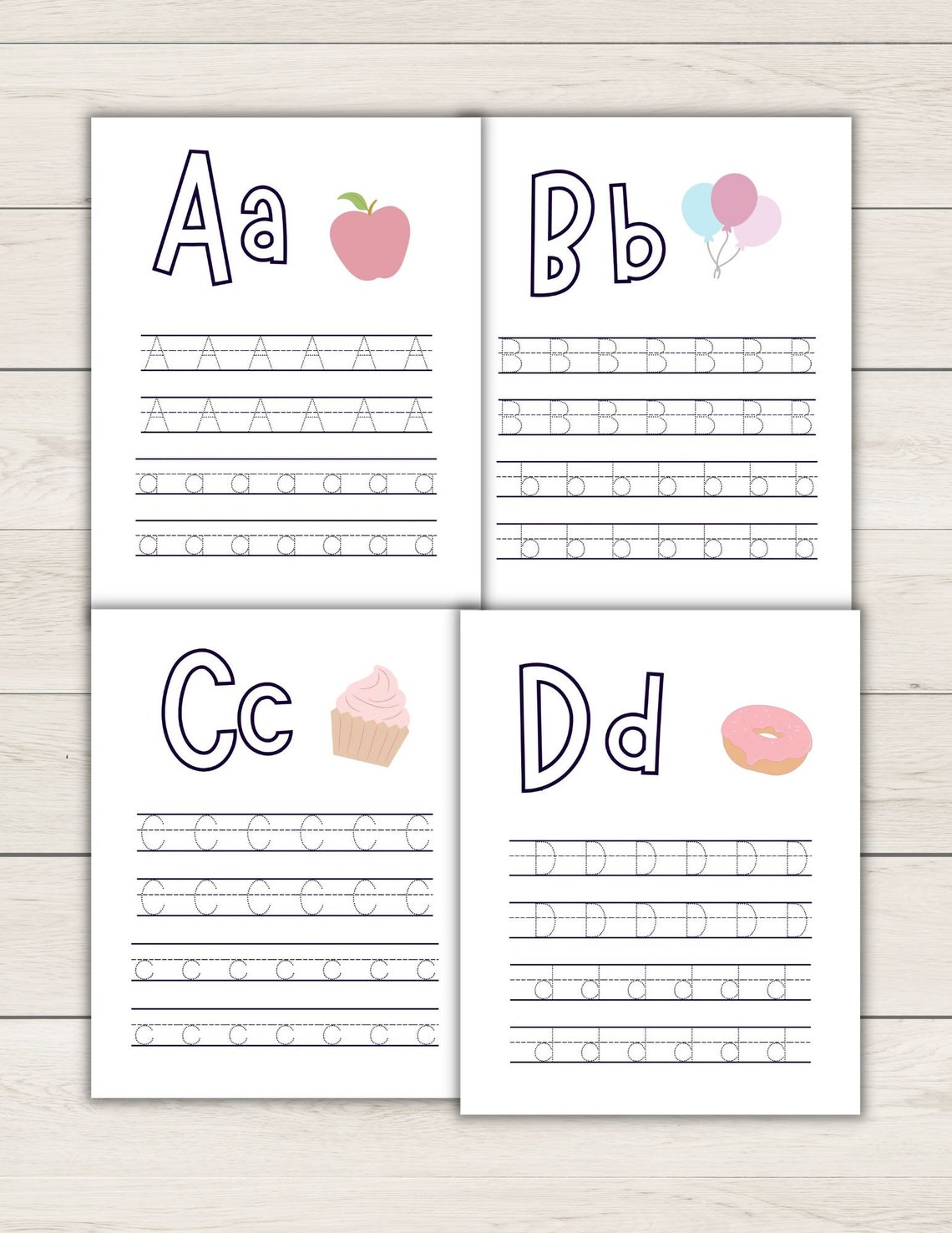 Printable ABC Toddler Preschool at Home Homeschool Pre - Etsy