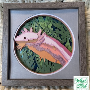 Axolotl 3D SVG digital file