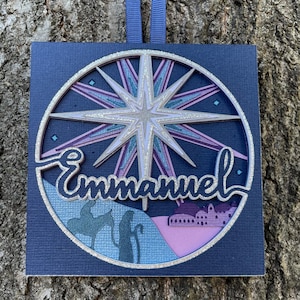 Emmanuel door knob hanger, office decor, home decor, ornament