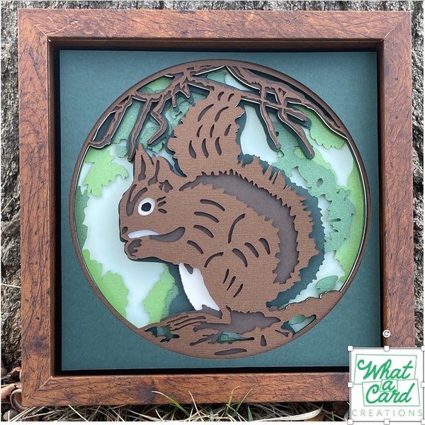 Squirrel 3D SVG digital file