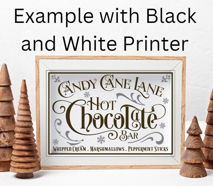 Hot Chocolate Bar/ Printable Sign - Etsy